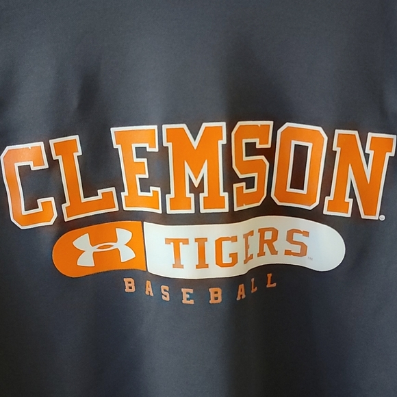Under Armour Clemson Baseball Branded T-Shirt Sz S - Picture 2 of 4
